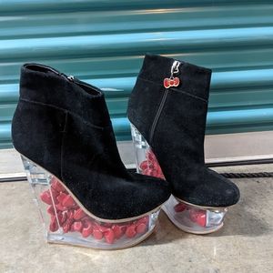 Jeffrey Campbell x Hello Kitty Wedge Boots